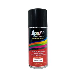 Spray Paint Black 450Ml (Hot Temperature)